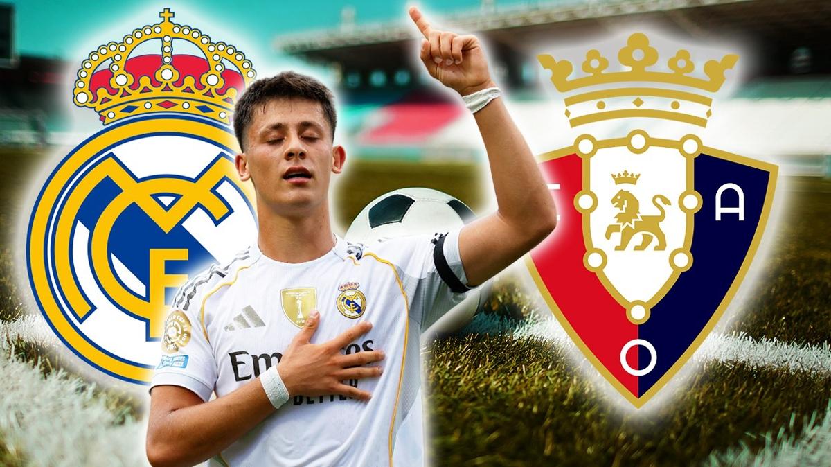 Real Madrid - Osasuna ma hangi kanalda La Liga Osasuna Real Madrid Arda Gler fotoraflar resimleri
