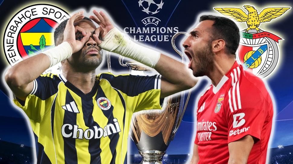 Fenerbahe - Benfica ma kadrosu! ampiyonlar Ligi Fenerbahe - Benfica ilk 11'leri belli oldu mu?