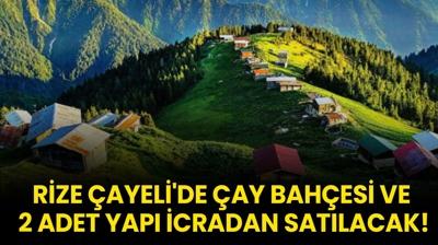 Rize ayeli'de ay bahesi ve 2 adet yap icradan satlacak!