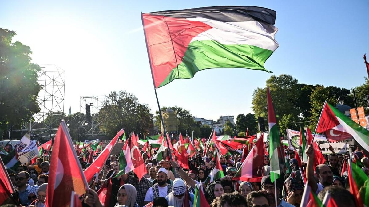 Hamas Hareketi Gazze iin grev slam dnyas fotoraflar resimleri