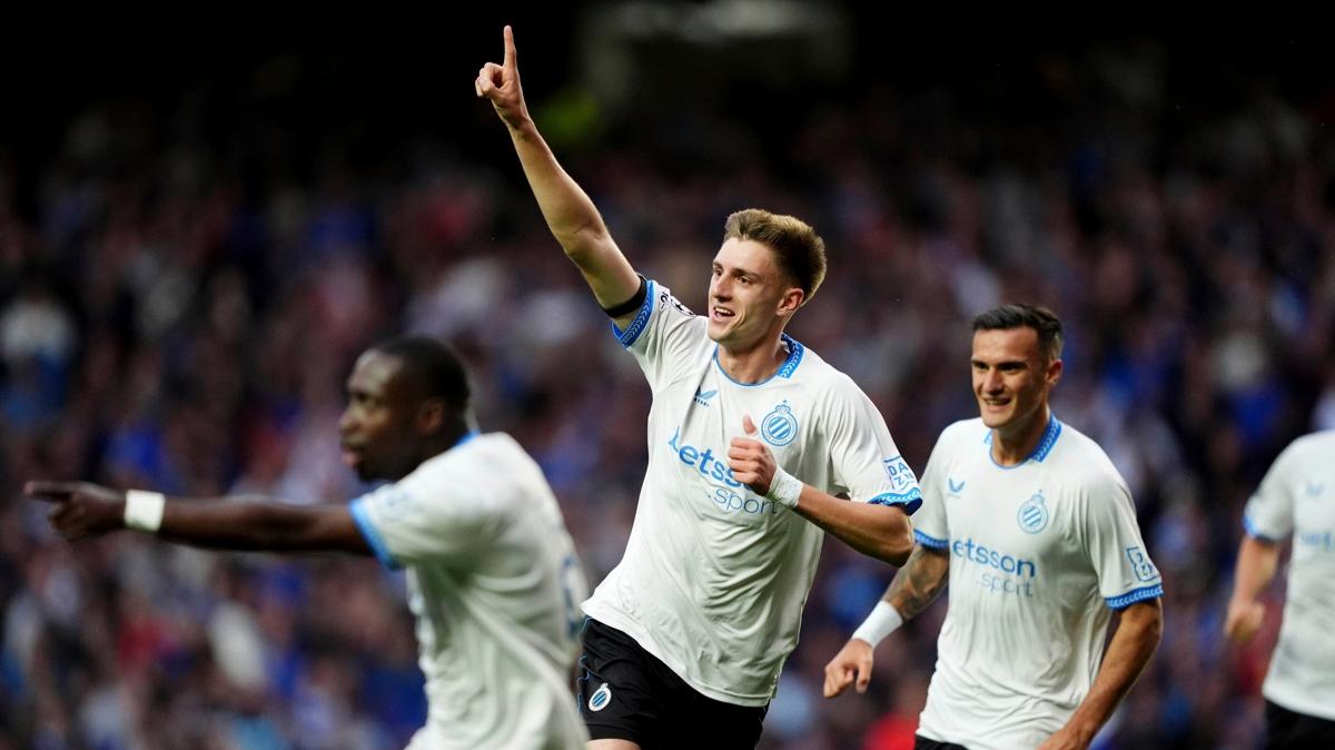 ampiyonlar Lig  Club Brugge  Rangers fotoraflar resimleri