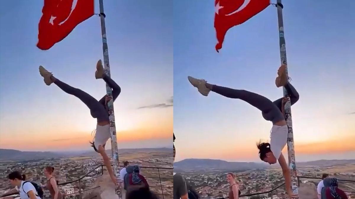 Bayrak Turist Kapadokya fotoraflar resimleri