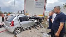 Samsun'da trafik kazas: 2 l, 2 yaral