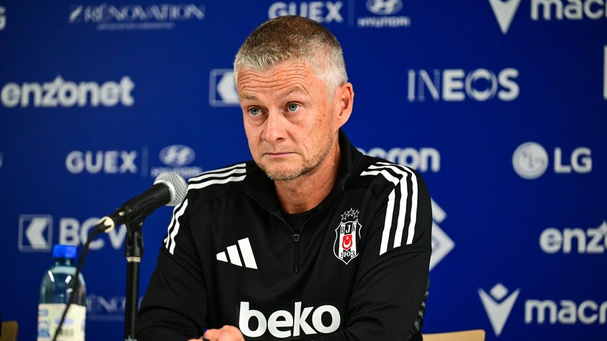 beikta ole gunnar solskjaer futbol fotoraflar resimleri