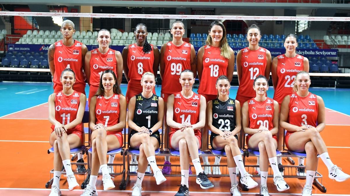 A Milli Kadn Voleybol Takm voleybol dnya ampiyonas fotoraflar resimleri