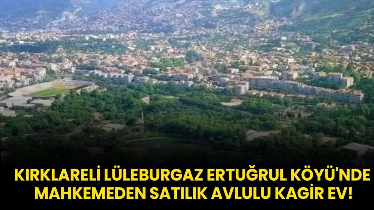 Krklareli Lleburgaz Erturul Ky Satlk Ev ilan ilangovtr fotoraflar resimleri