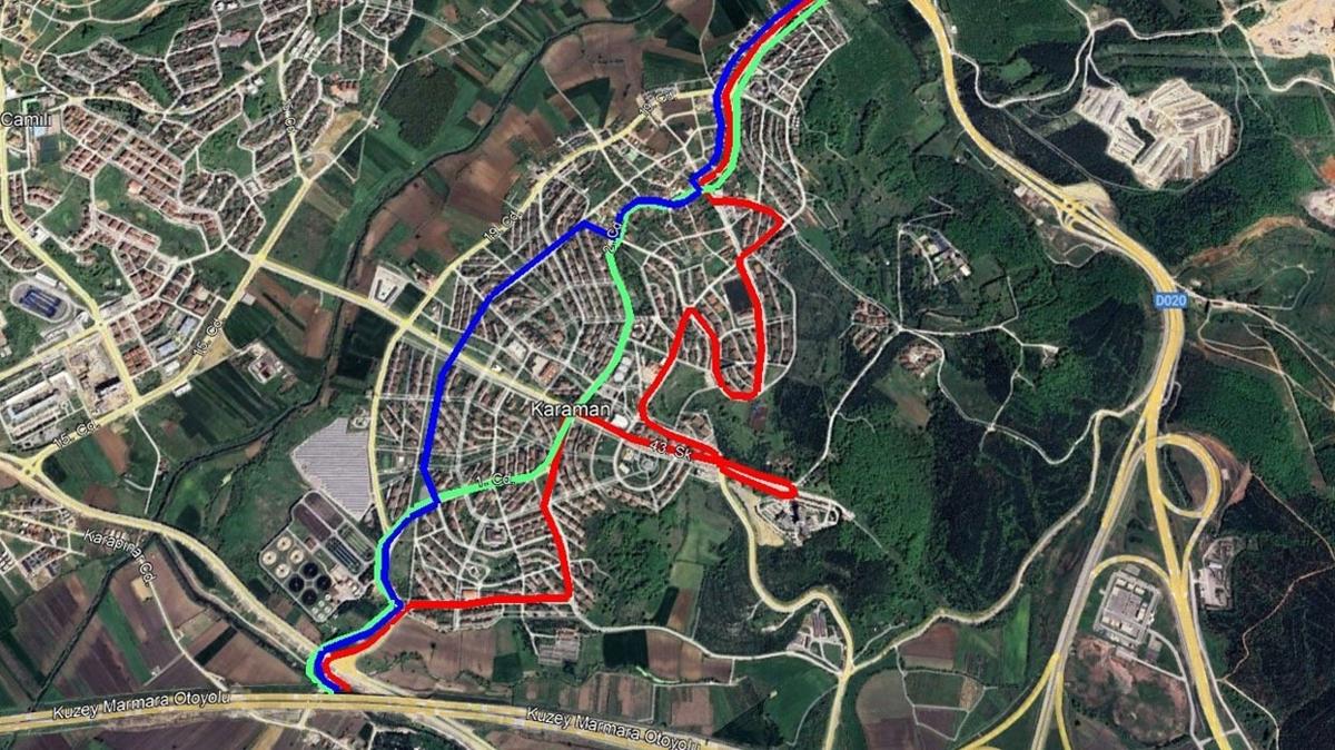 Sakarya Ulam Dzenleme Yenikent Gncellemesi seyahat sresi fotoraflar resimleri