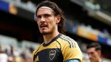 Edinson Cavani soyunma odasn kartrd