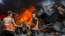 srail'den alak hareket... nce tahliye edin dedi, sonra bombalad