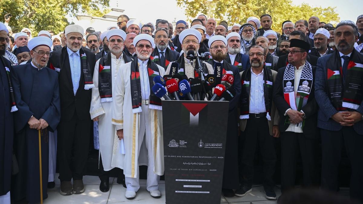 gazze istanbul alimler fotoraflar resimleri