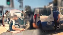 Grntler tepki toplamt! Kadn srcye kabusu yaatan ahs yakaland