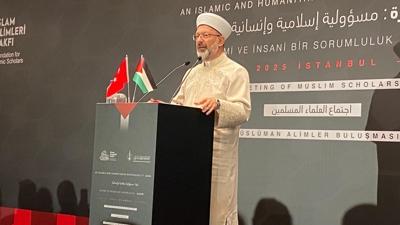 Diyanet leri Bakan Erba: Soykrmc siyonistler evrensel deerleri yok eden inat bir mikroptur