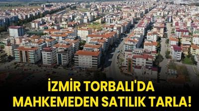 zmir Torbal'da mahkemeden satlk tarla!