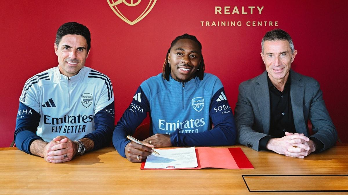 arsenal Eberechi Eze transfer fotoraflar resimleri