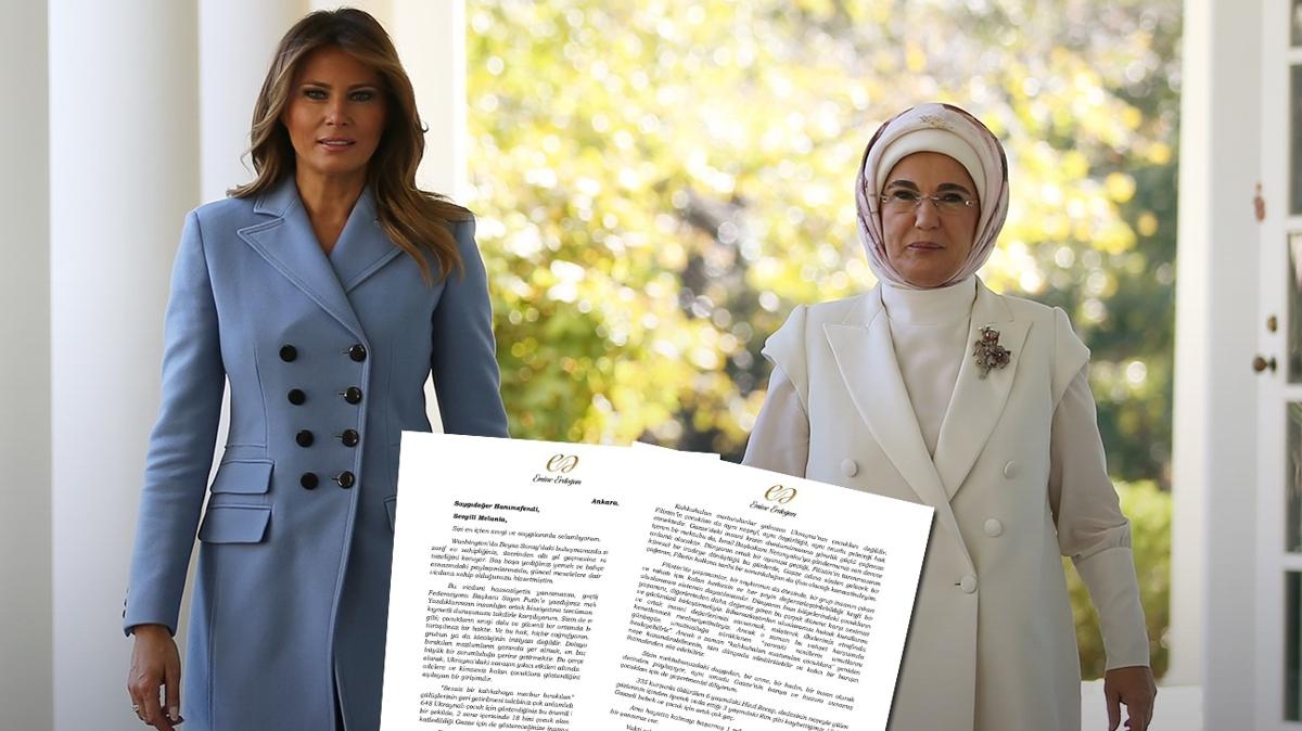 Emine Erdoan Melania Trump Gazze krizi fotoraflar resimleri