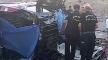 Malatya-Kayseri karayolunda feci kaza! 4 l, 2 yaral