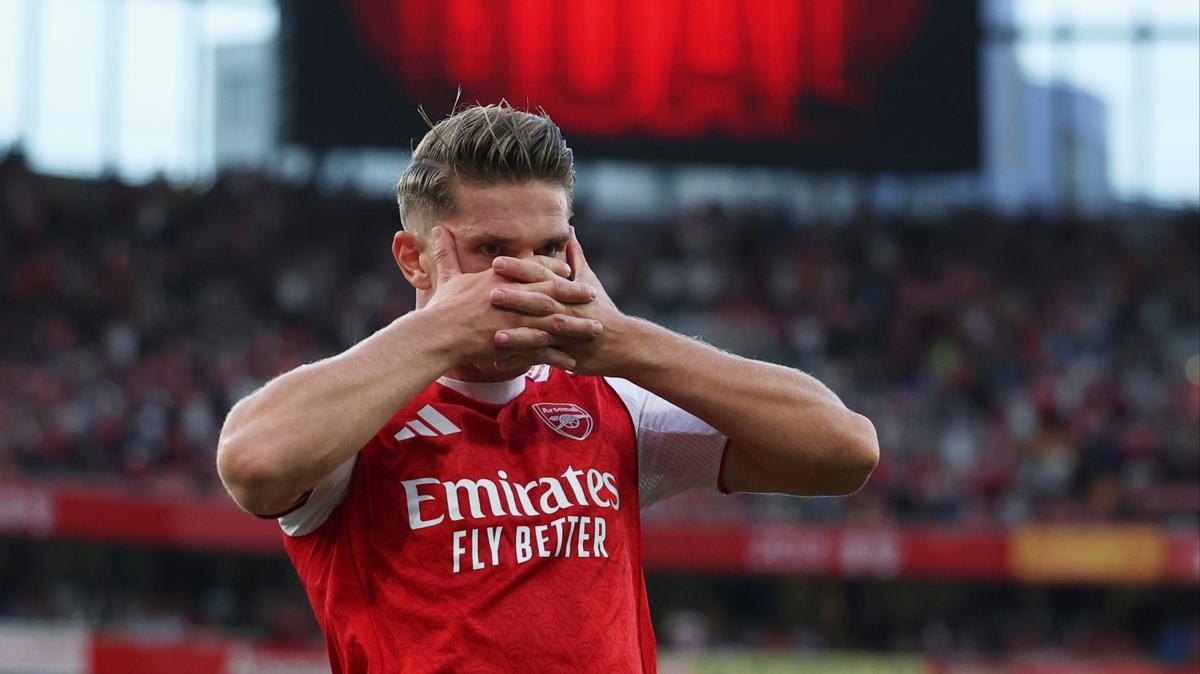 arsenal leeds united premier lig fotoraflar resimleri