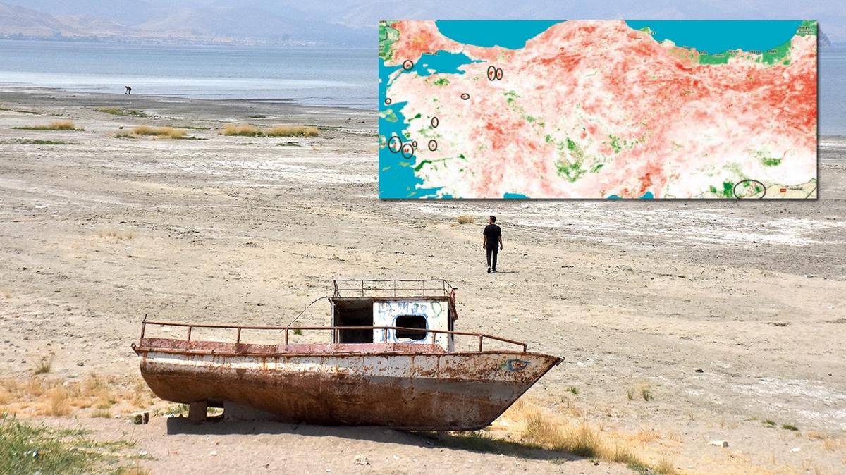 trkiye iklim deiiklii ya kuraklk van gl tuz gl fotoraflar resimleri