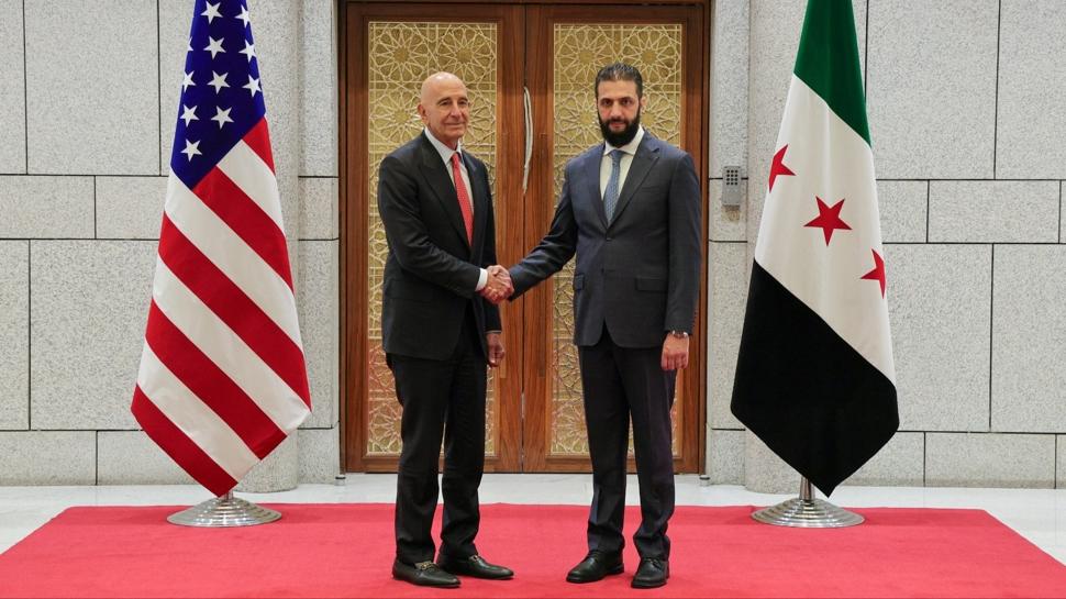 Suriye Lideri Şara, ABD Temsilcisi Barrack ile bir araya geldi