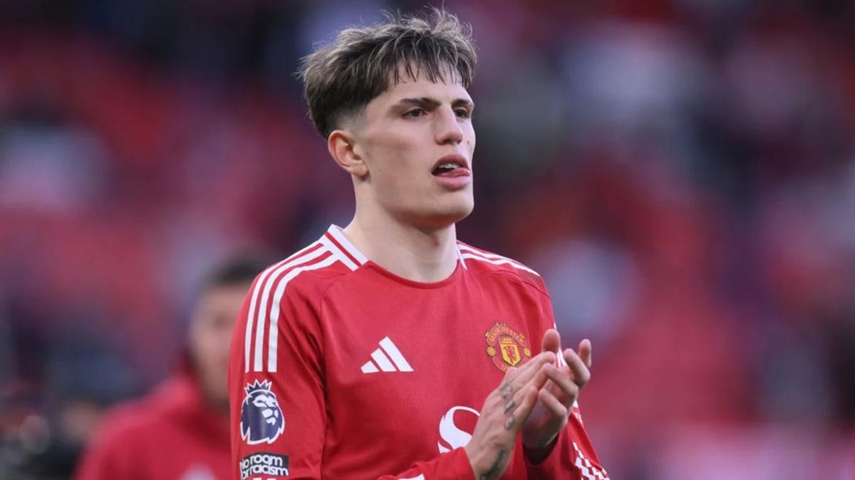 Manchester United Alejandro Garnacho Chelsea grmeleri fotoraflar resimleri