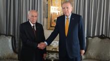 Bakan Erdoan ile MHP lideri Baheli Ahlat'ta bir araya geldi