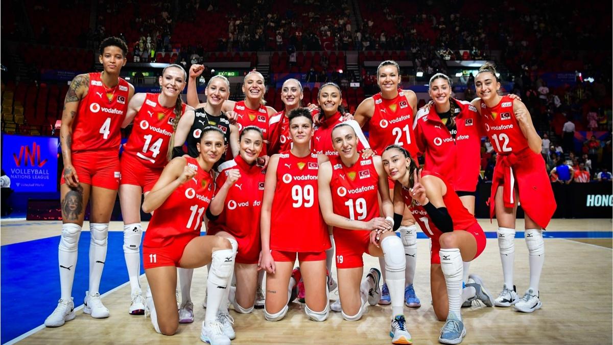 A Milli Kadn Voleybol Takm  Dnya ampiyonas Voleybol fotoraflar resimleri