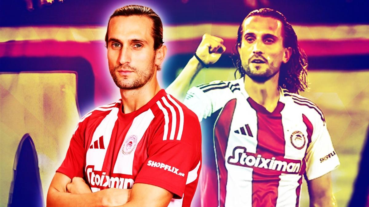 Yusuf Yazc Yunanistan Olympiakos fotoraflar resimleri