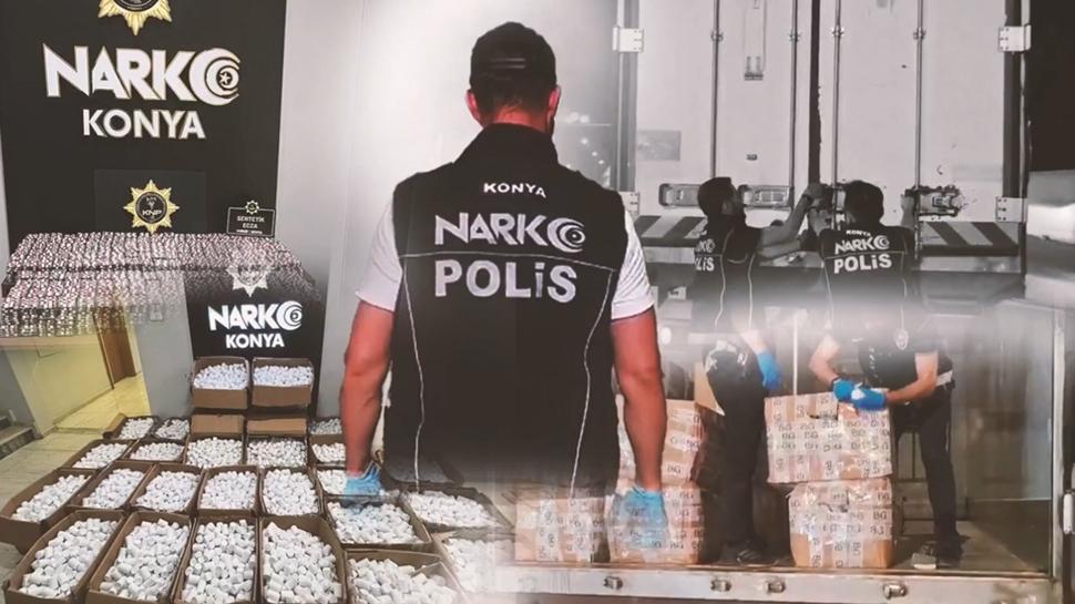 Konya'da zehir tacirlerine darbe! 4 şüpheli yakalandı