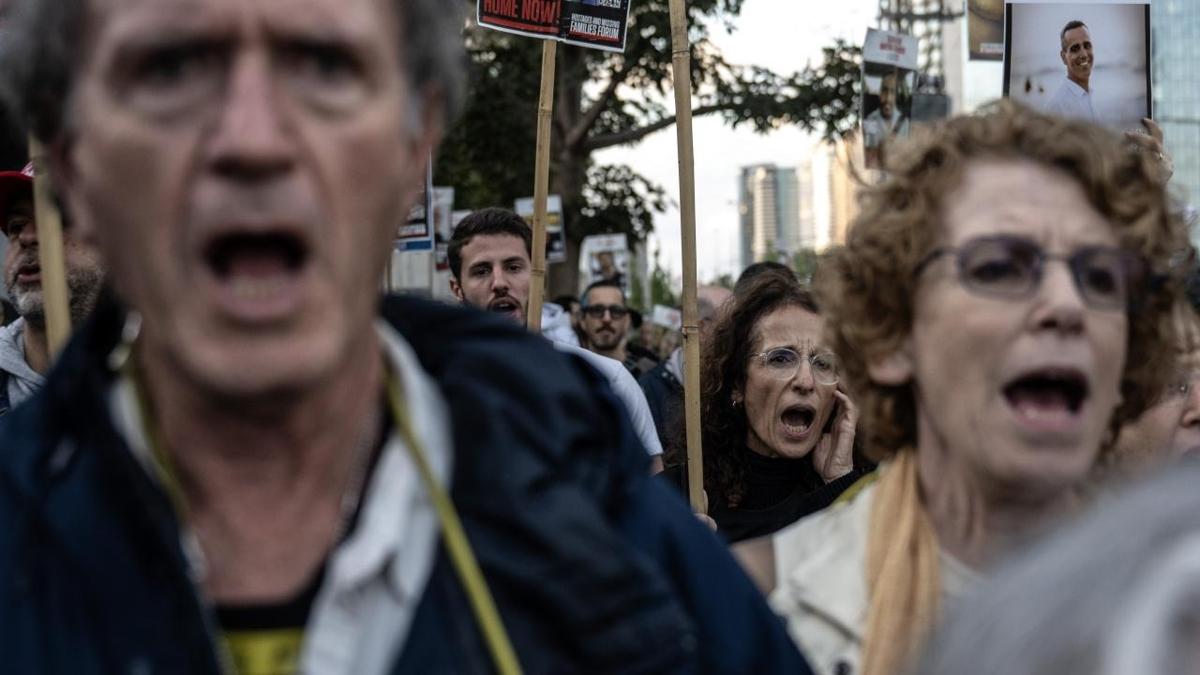 Gazze srail Esirler Netanyahu fotoraflar resimleri