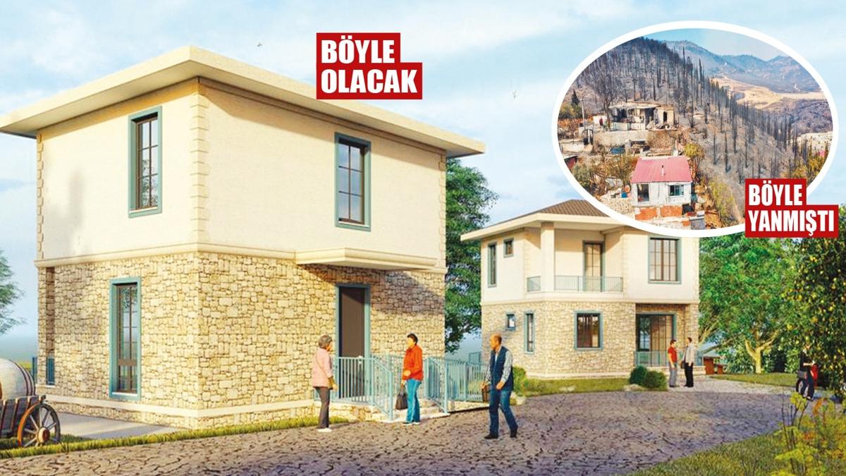 orman yangn  ky evleri  yeniden ina  1 yl  evre bakan  Bilecik  zmir  350 ev fotoraflar resimleri