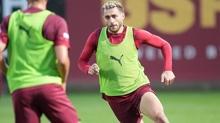 Galatasaray'da Bar Alper Ylmaz, takmla birlikte almalara devam etti