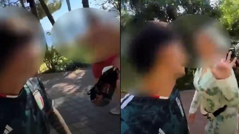 Yakalanınca geri vites! Turistlere argo sözler başını yaktı