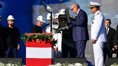 Milli Uak Gemisi MUGEM iin tarihi gn! Bakan Erdoan bizzat kaynan yapt