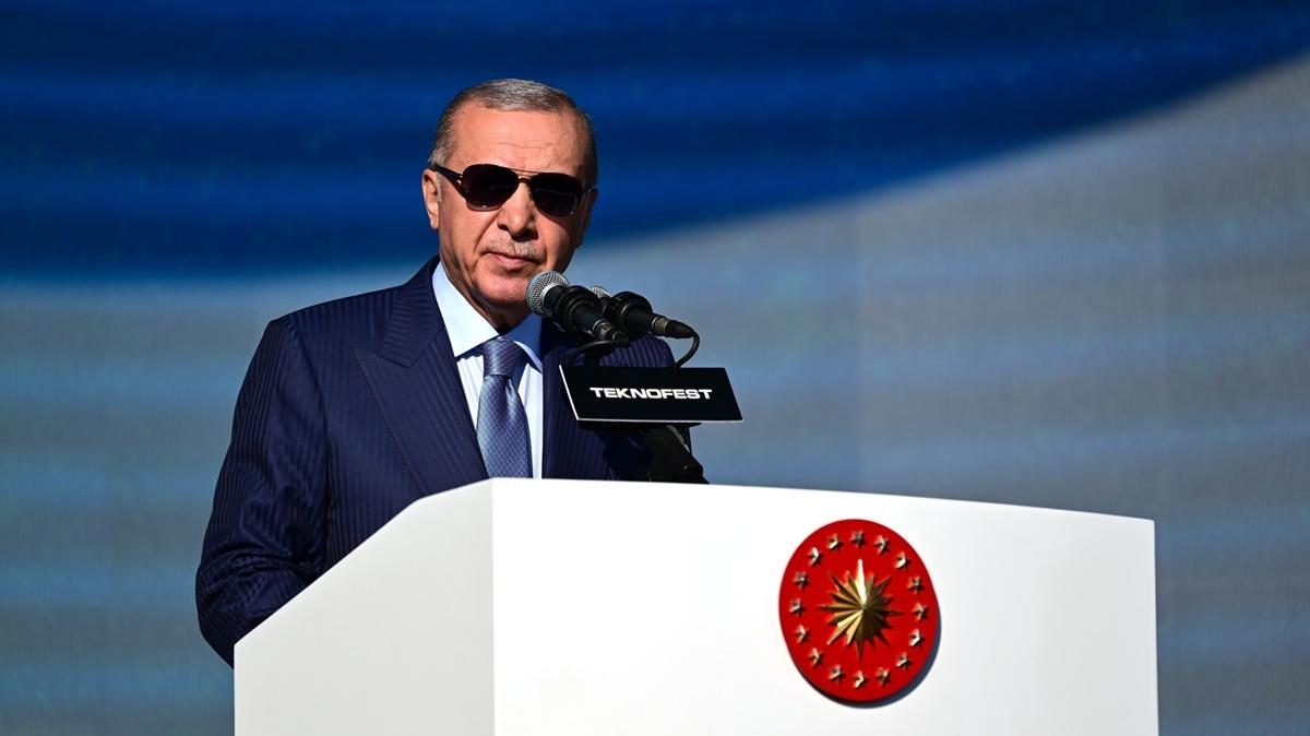 Bakan Erdoan TEKNOFEST Mavi Vatan Milli Savunma Bakanl fotoraflar resimleri