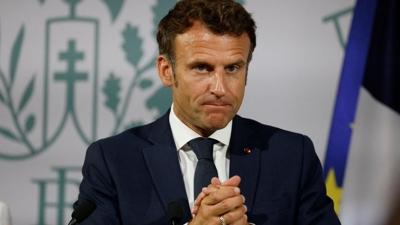 Macron'dan Gazze k: ki devletli zm dnda kalc bar mmkn deil
