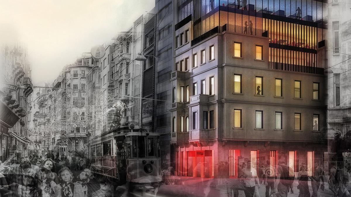 Akbank Sanat Galata Yeni Han fotoraflar resimleri