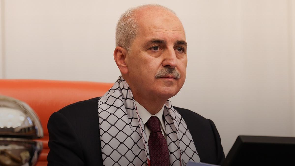 TBMM Genel Kurulu Numan Kurtulmu Gazze iin fotoraflar resimleri
