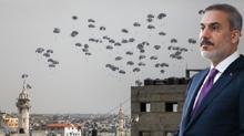 Bakan Fidan: Gazze'ye havadan yardm iin Bakan Erdoan'dan onay alnd