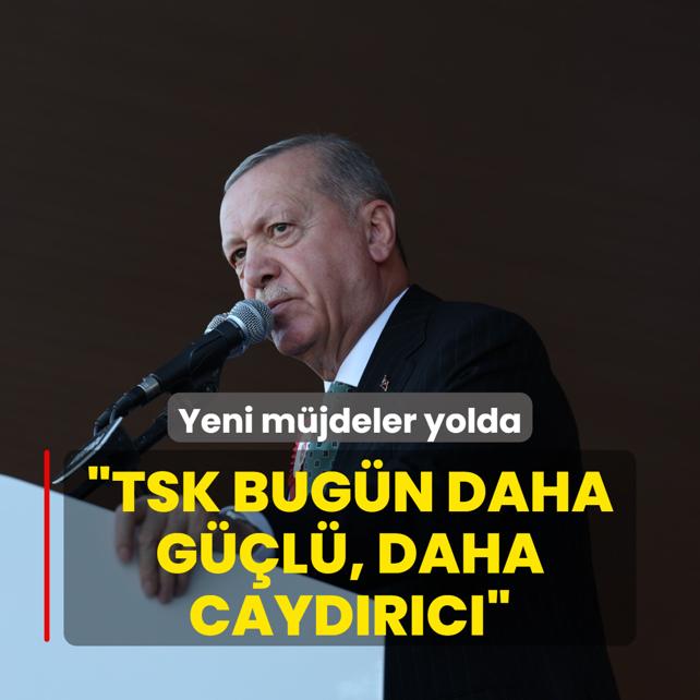 Mezuniyet treninde duyurdu! Bakan Erdoan: Hepimizi gururlandran mjdelerimiz olacak