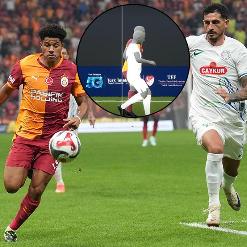 Rizespor'un gol iptal oldu! te ofsayt an...