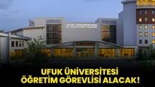 Ufuk niversitesi retim Grevlisi alacak!