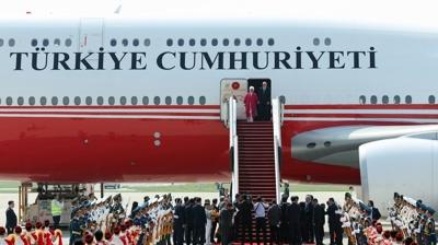Bakan Erdoan, anghay zirvesi iin in'de