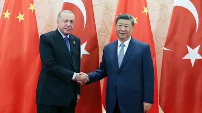 Bat'nn gz  zirvesinde... Bakan Erdoan, i Cinping ile grt