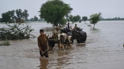 Pakistan'da iddetli yalarn neden olduu sellerde 23 kii hayatn kaybetti