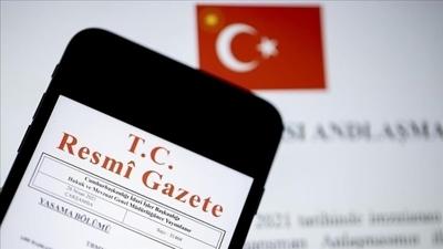 Resmi Gazete'de yaymland... Liste bilgileri gncellendi