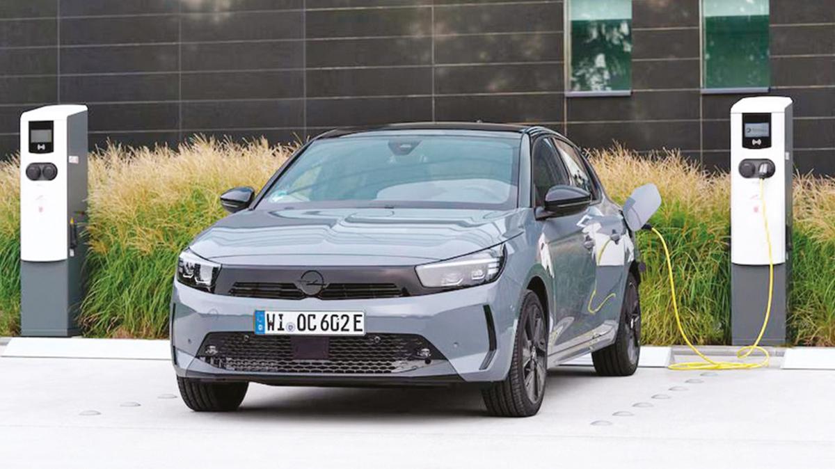 elektrikli ara elektrikli otomobil otomobil opel fotoraflar resimleri