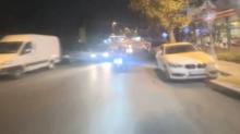 ki motosiklet kafa kafaya arpt! O anlar kameraya takld