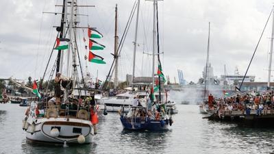 Gazze ablukasn krmak iin yola ktlar: srail'den korkmuyoruz