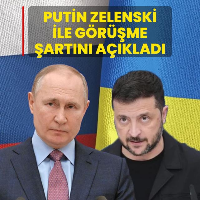 Putin artn aklad: Zelenski ile grmeye hazrm