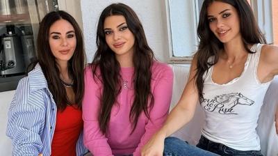 Defne Samyeli, Derin Talu'nun videosunu grnce kendine hakim olamad! Sprgeyle ocak temizleyince...